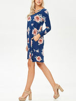 OEM Ladies Blue Mini Dresses