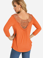 NEW FEELING Womens Orange T-Shirts