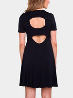 NEW FEELING Womens Black Casual Dresses