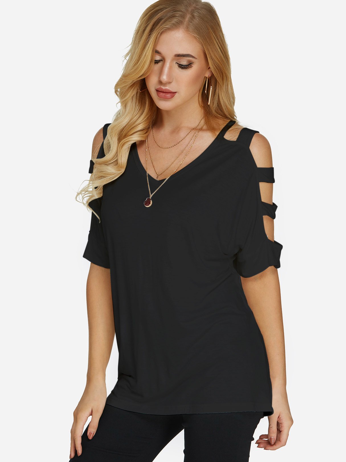 ODM Ladies Half Sleeve T-Shirts