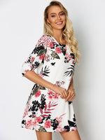 ODM Ladies Half Sleeve Mini Dress