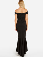 NEW FEELING Womens Black Maxi Dresses