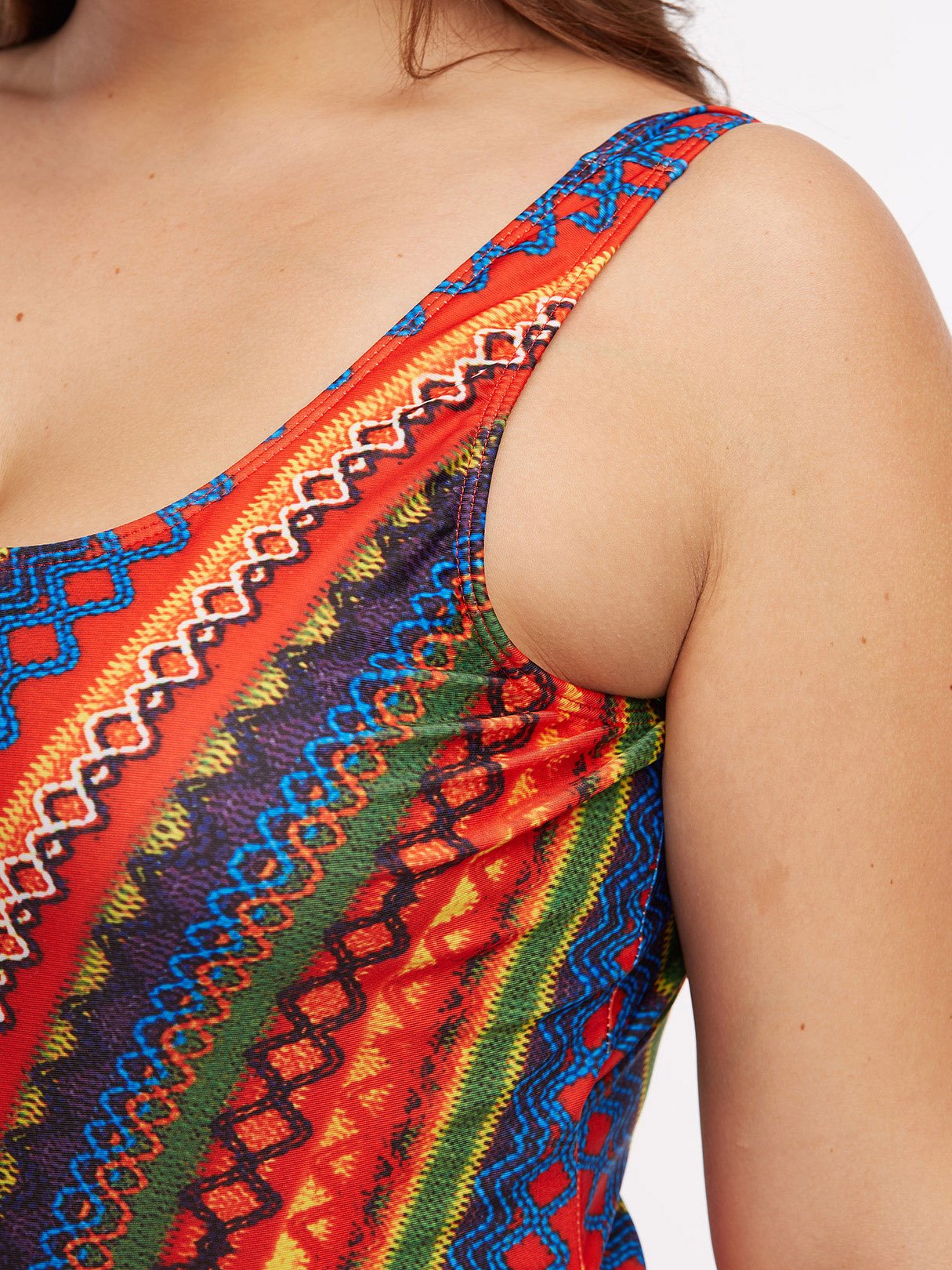 ODM Ladies Sleeveless Plus Size Swimwear