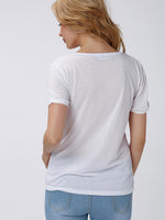 OEM Ladies White T-Shirts