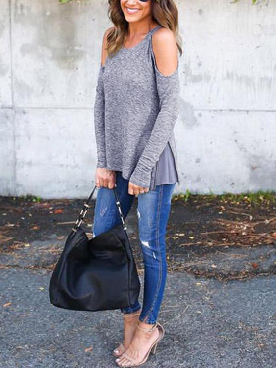 OEM Ladies Grey T-Shirts