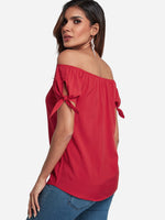 NEW FEELING Womens Red T-Shirts