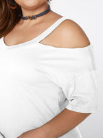 Custom Ladies V-Neck Plus Size Tops