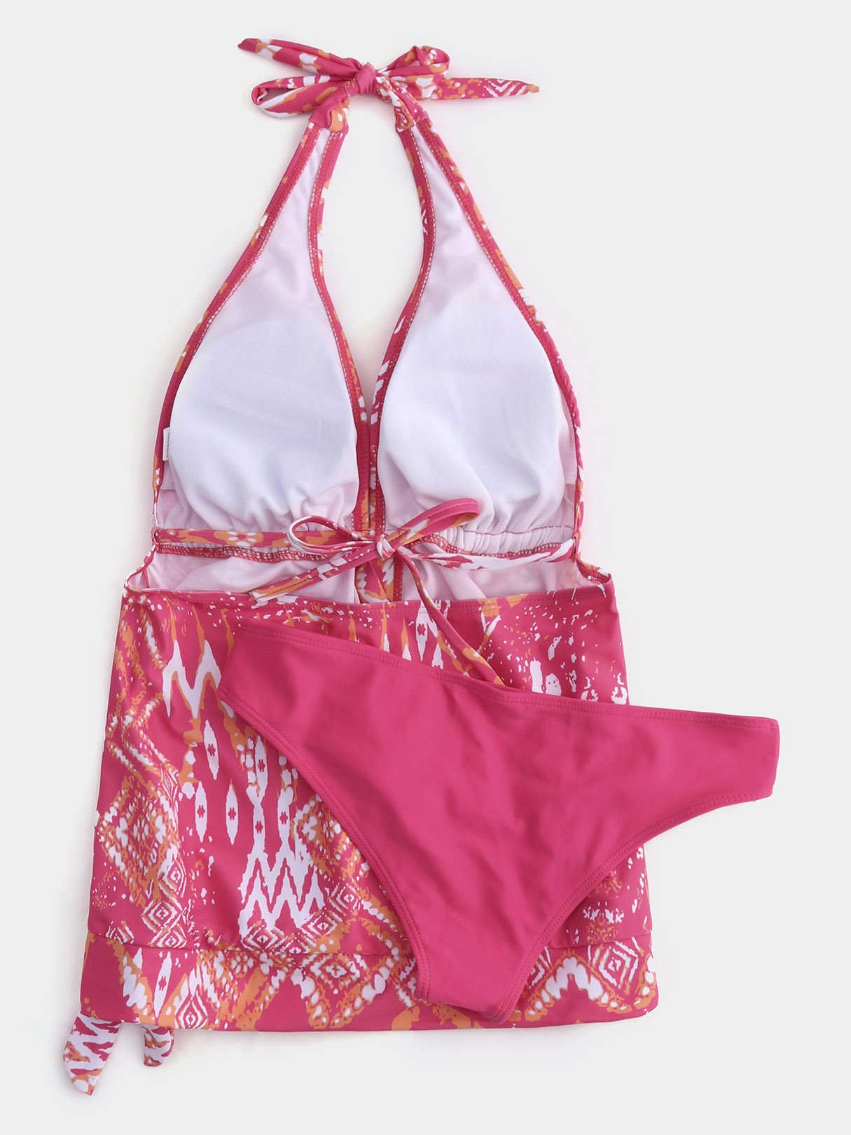 NEW FEELING Womens Pink Tankinis