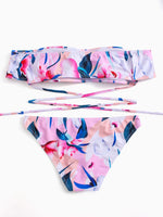 NEW FEELING Womens Floral Bikinis