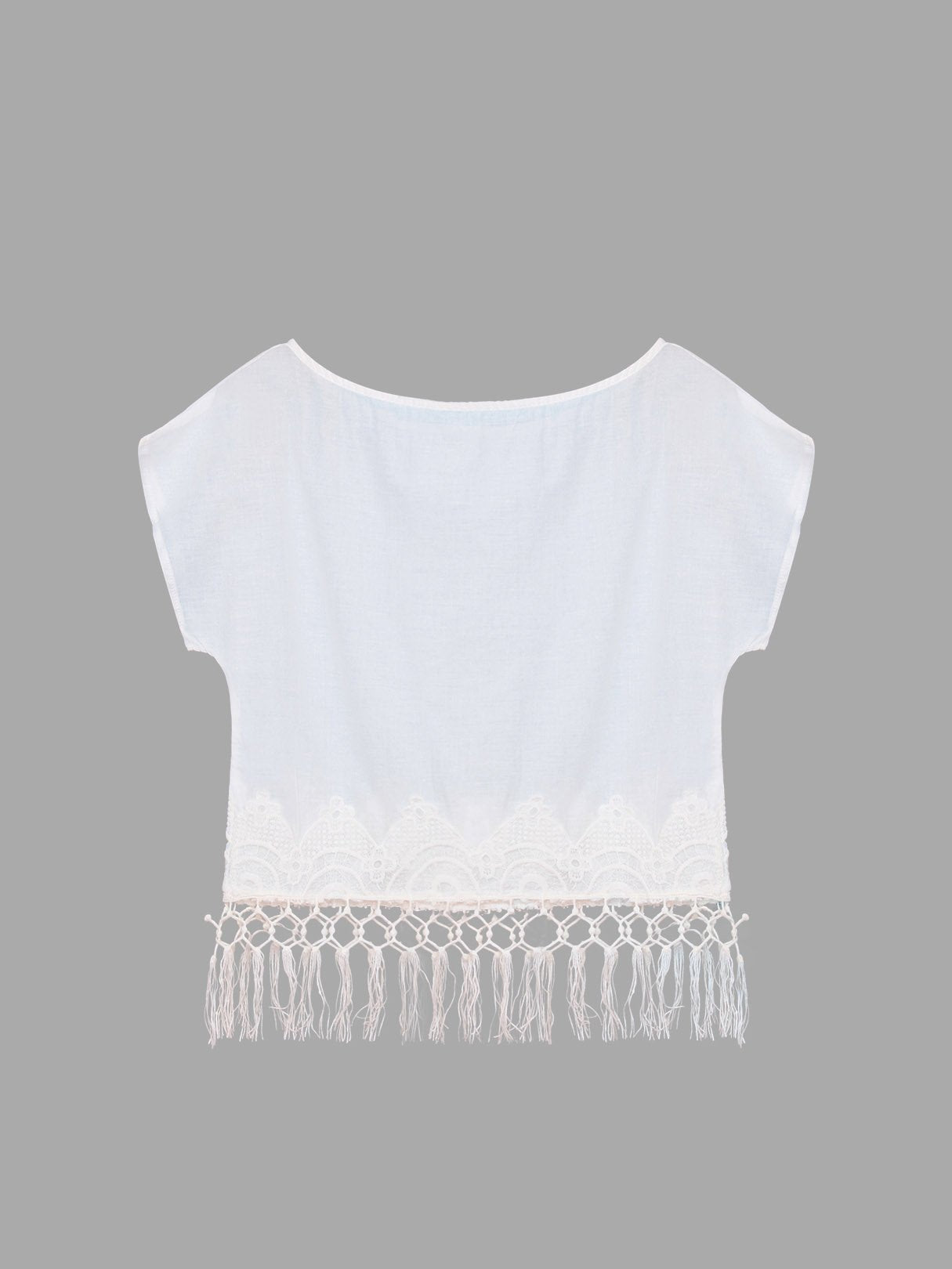 NEW FEELING Womens White Cover-Ups