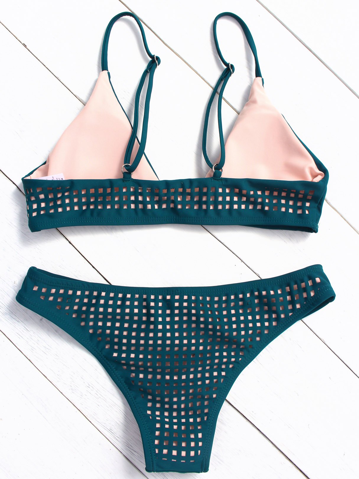 NEW FEELING Womens Blue Bikinis