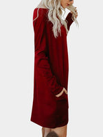 NEW FEELING Womens Burgundy Mini Dresses