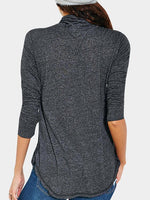 NEW FEELING Womens Black T-Shirts