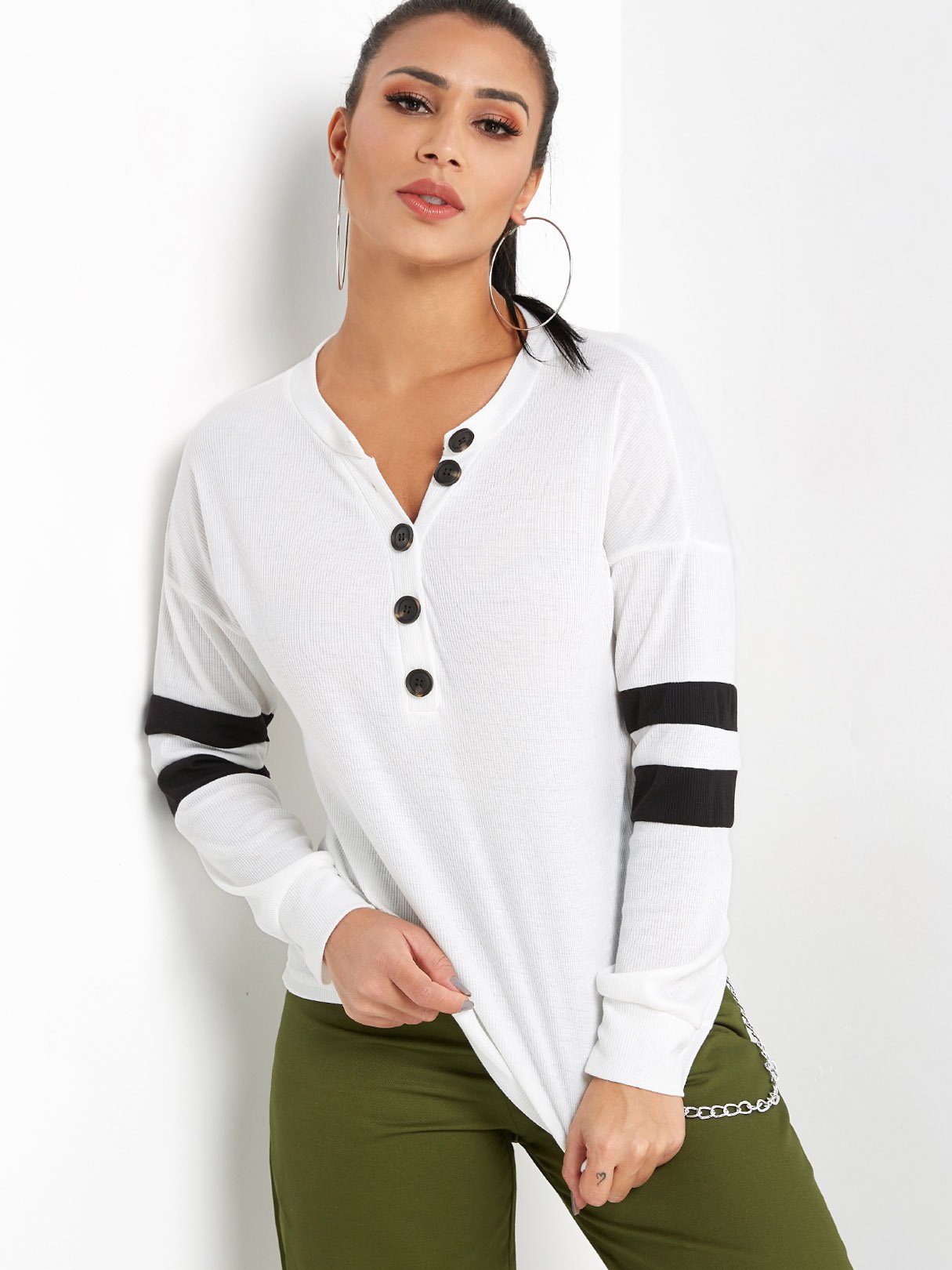 Custom Womens Striped T-Shirts