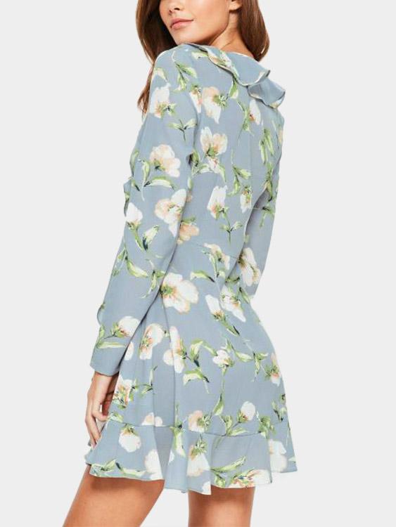 NEW FEELING Womens Floral Mini Dresses