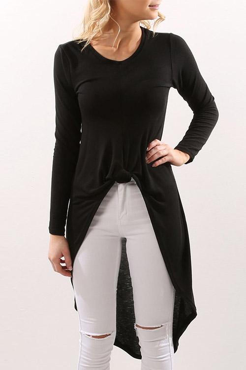 OEM Ladies Black T-Shirts