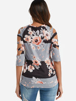 NEW FEELING Womens Color Block T-Shirts
