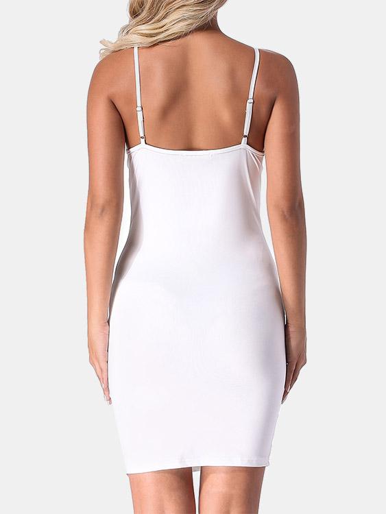 NEW FEELING Womens White Bodycon Dresses