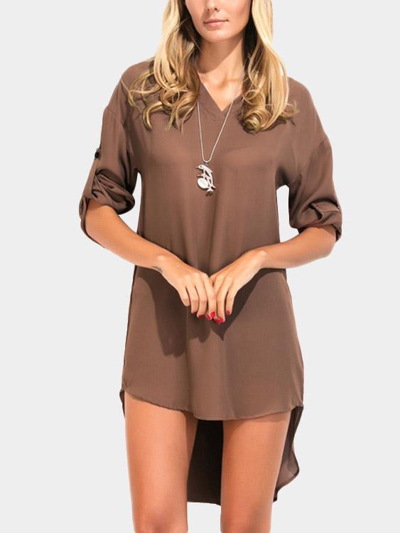 ODM Ladies Long Sleeve Casual Dresses