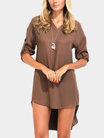 ODM Ladies Long Sleeve Casual Dresses