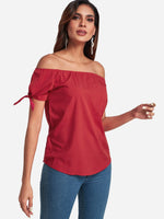 OEM Ladies Red T-Shirts