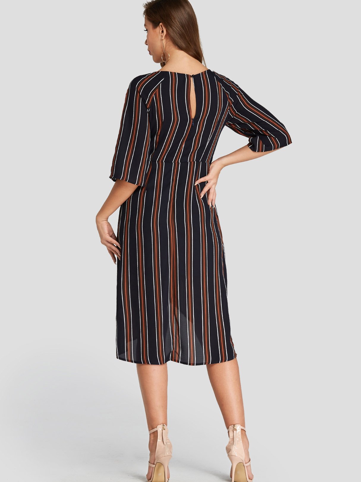 NEW FEELING Womens Navy Casual Dresses