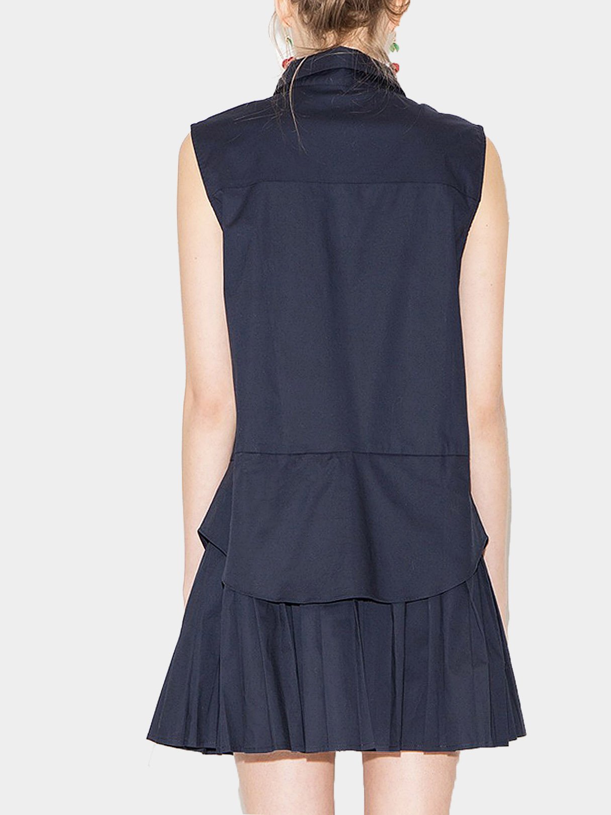 NEW FEELING Womens Navy Shirt Dresses