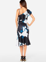 NEW FEELING Womens Navy Floral Dresses