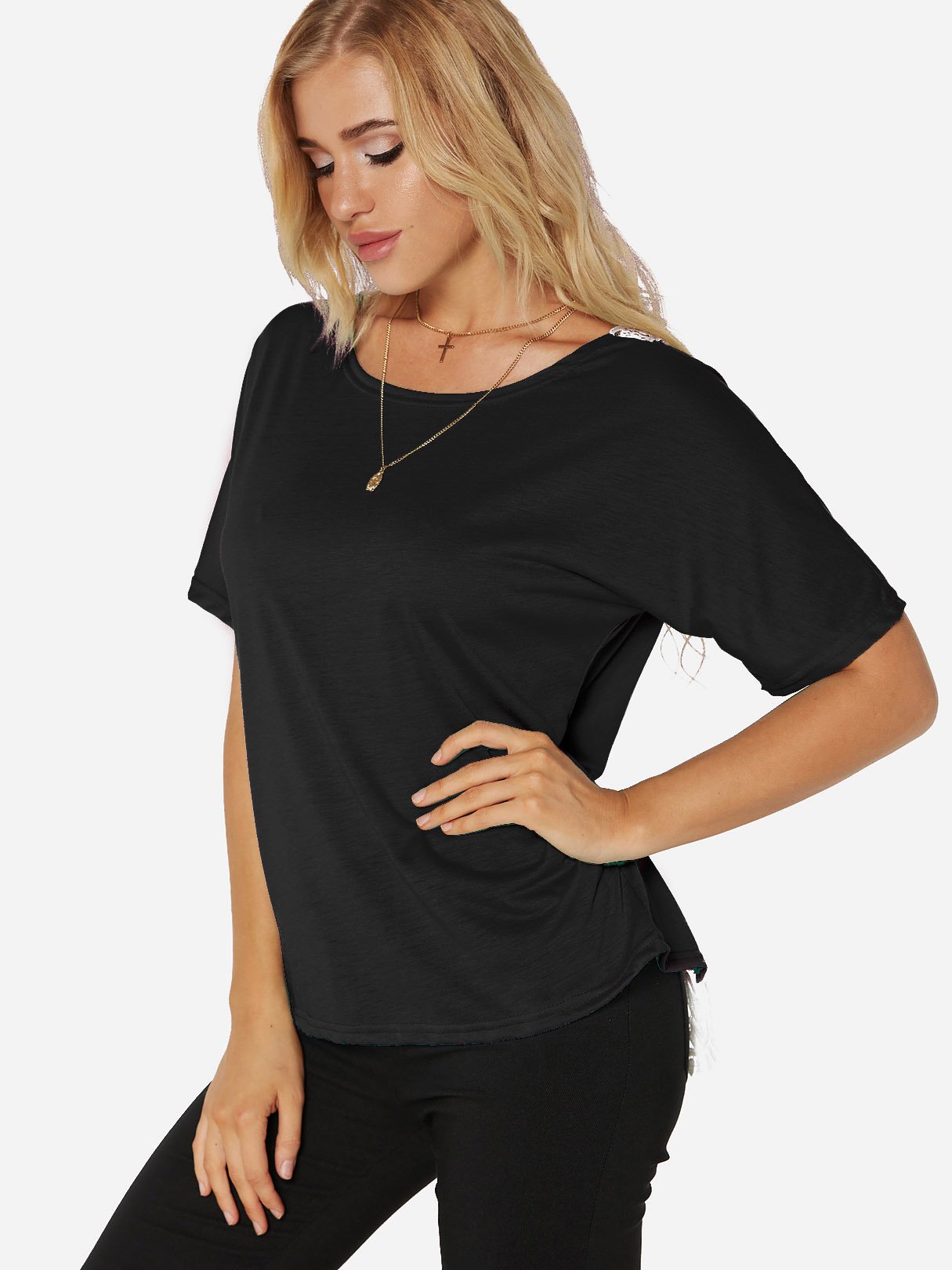Custom Womens Half Sleeve T-Shirts