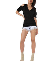 OEM Ladies Black T-Shirts