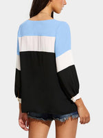 NEW FEELING Womens Blue T-Shirts