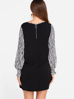 NEW FEELING Womens Black Mini Dresses