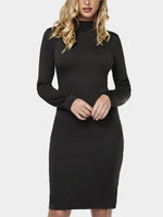 Wholesale Sexy V-Neck Cut Out Design Plain Color Dresses