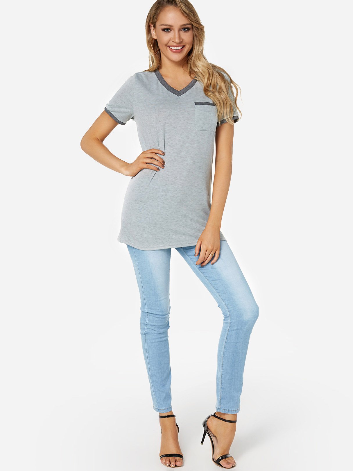 ODM Ladies Short Sleeve T-Shirts