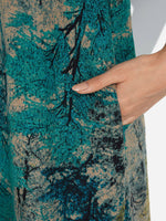 ODM Ladies Short Sleeve Midi Dress