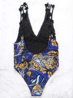 NEW FEELING Womens Blue One-Pieces