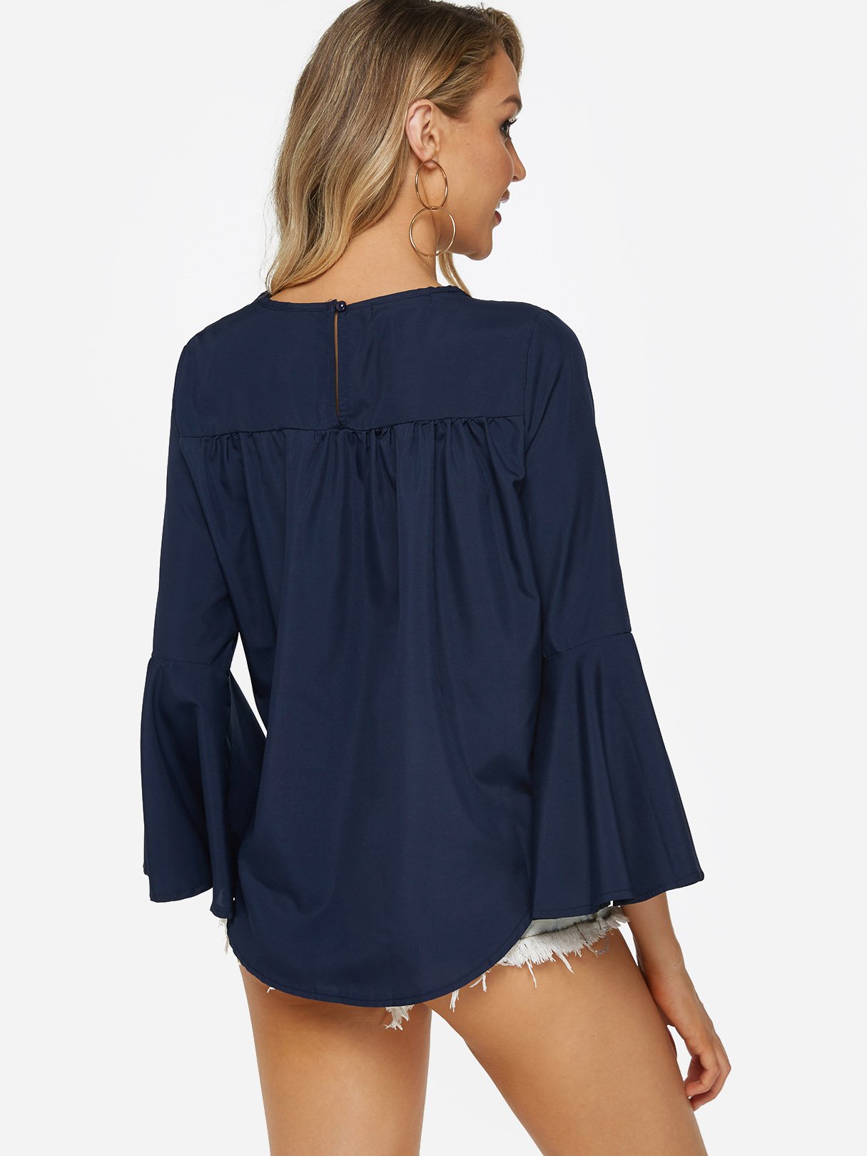 NEW FEELING Womens Navy T-Shirts