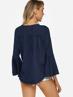 NEW FEELING Womens Navy T-Shirts