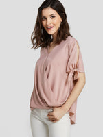 OEM Ladies Pink Blouses