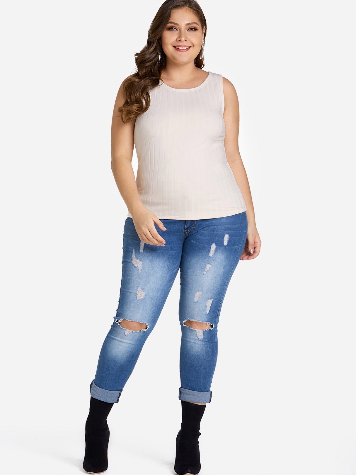 Custom Plus Size Ladies Tops Blouses