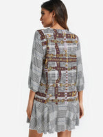 NEW FEELING Womens Burgundy Casual Dresses