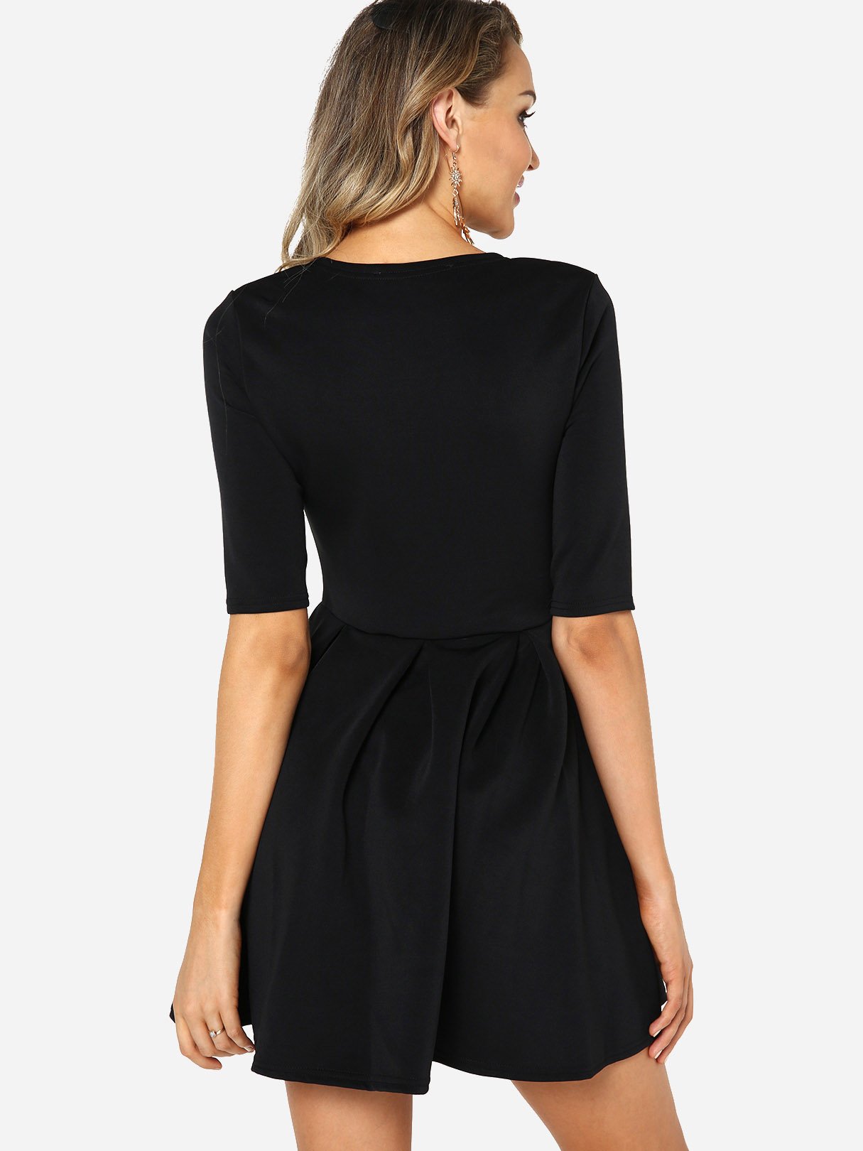 NEW FEELING Womens Black Mini Dresses
