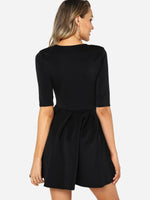 NEW FEELING Womens Black Mini Dresses