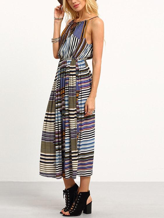 ODM Ladies Sleeveless Maxi Dress