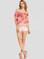 NEW FEELING Womens Multi Blouses
