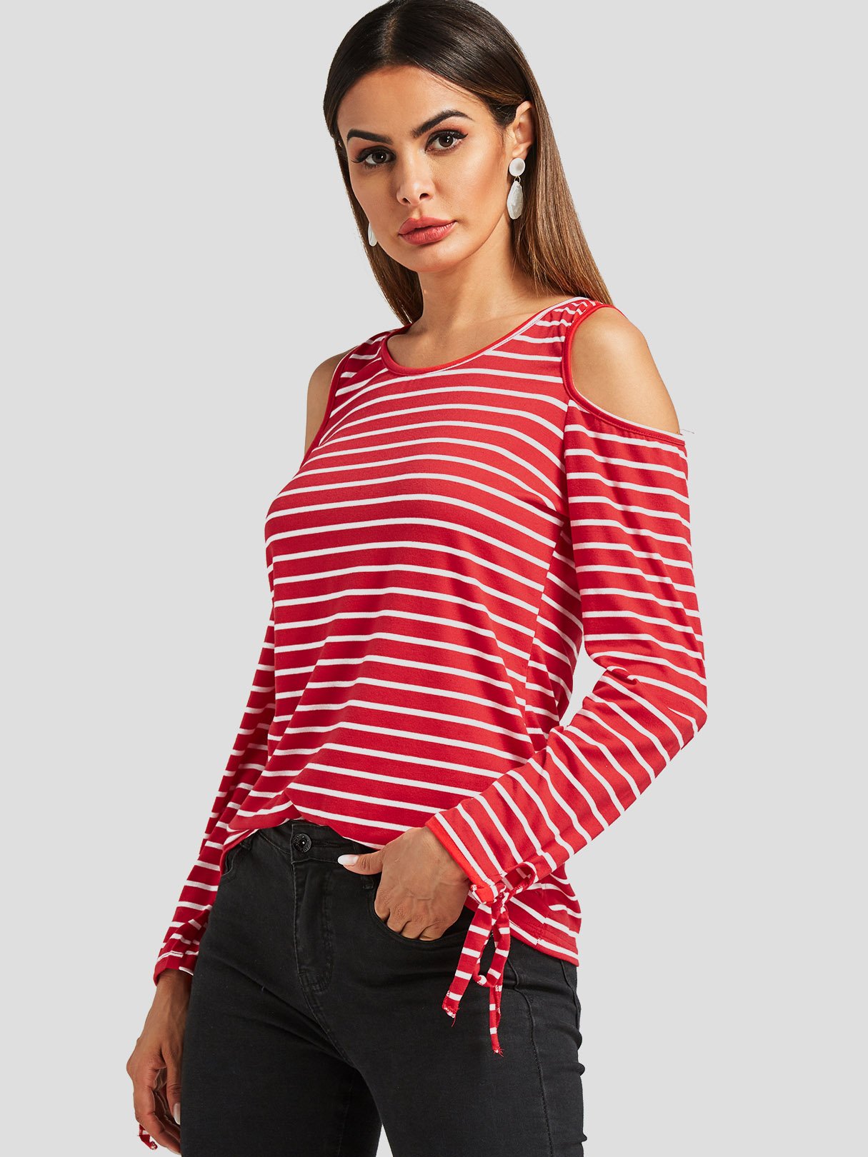 OEM Ladies Red T-Shirts