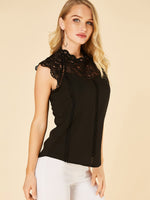 OEM Ladies Black Blouses