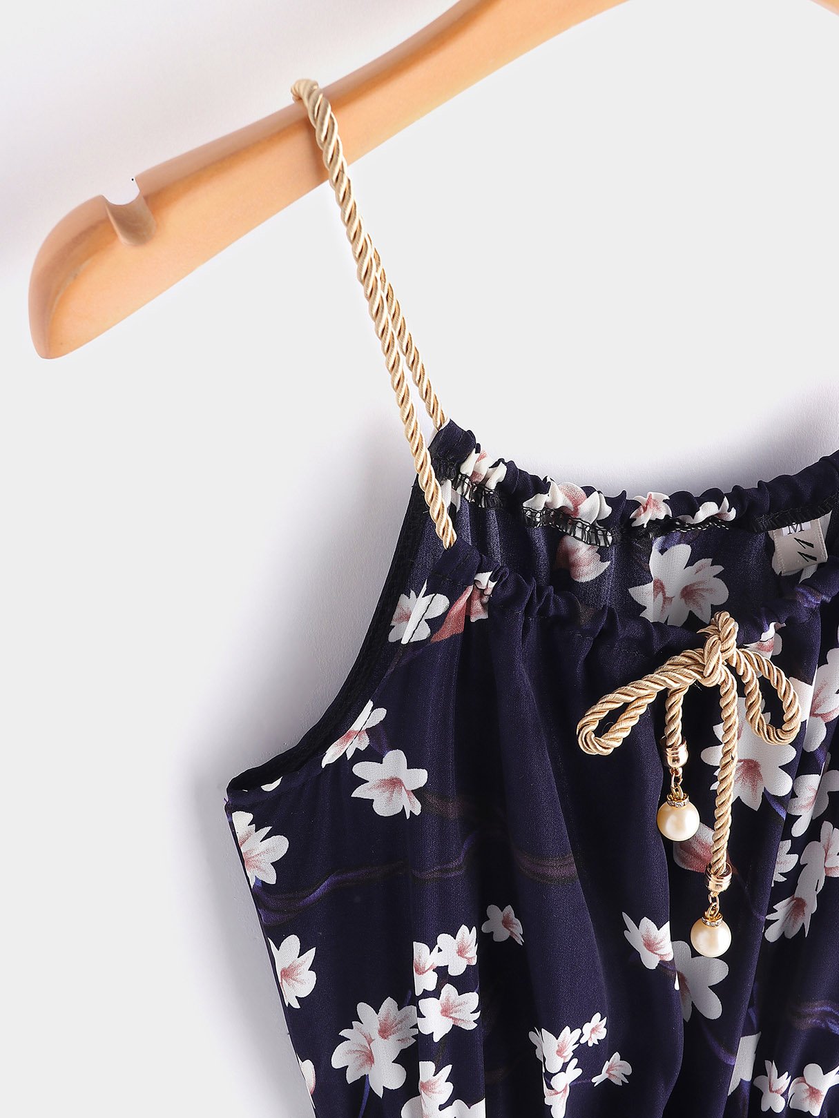 OEM Ladies Navy Floral Dresses