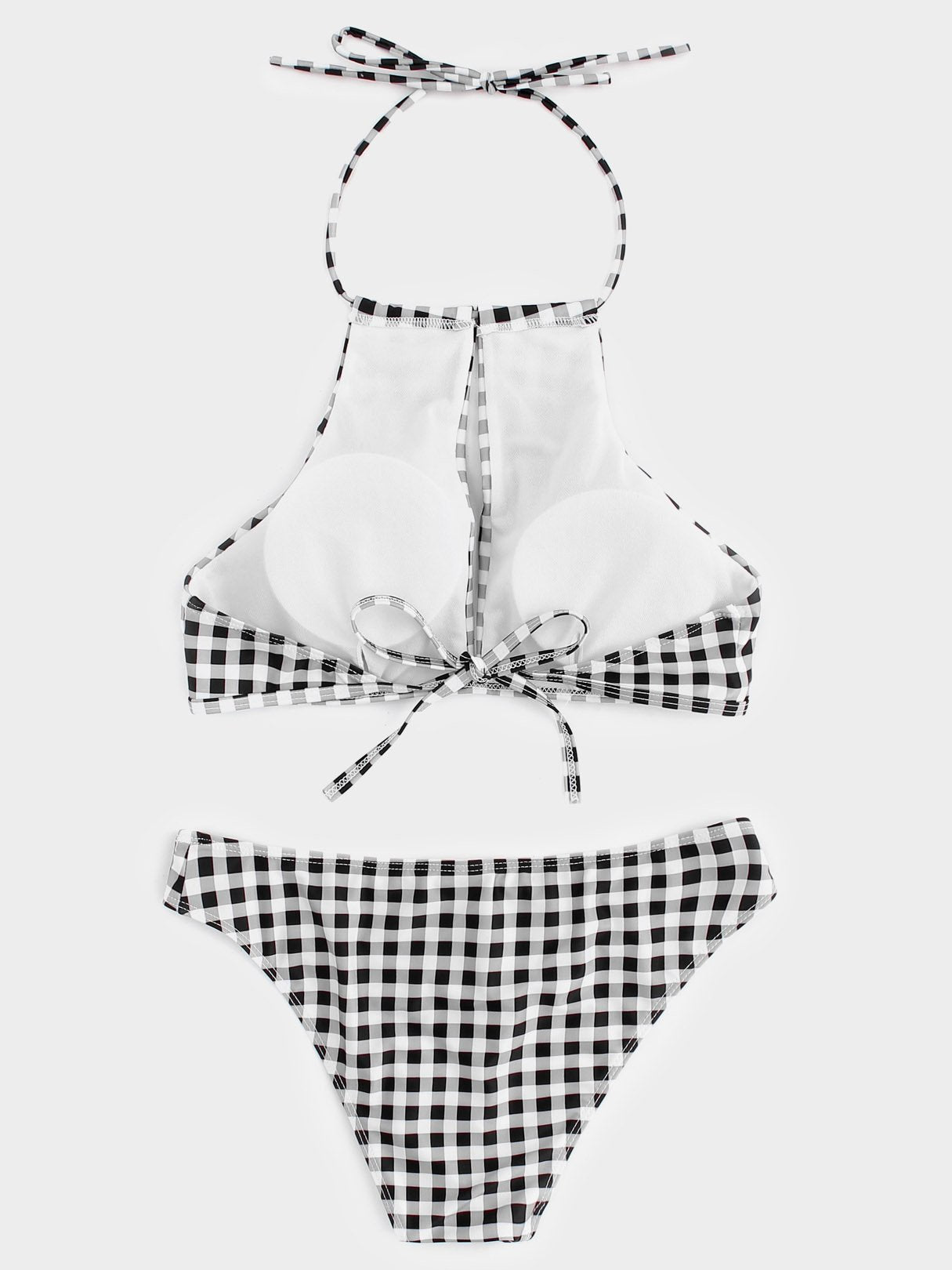 NEW FEELING Womens White Bikinis