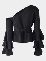 Custom Womens Blue Blouses